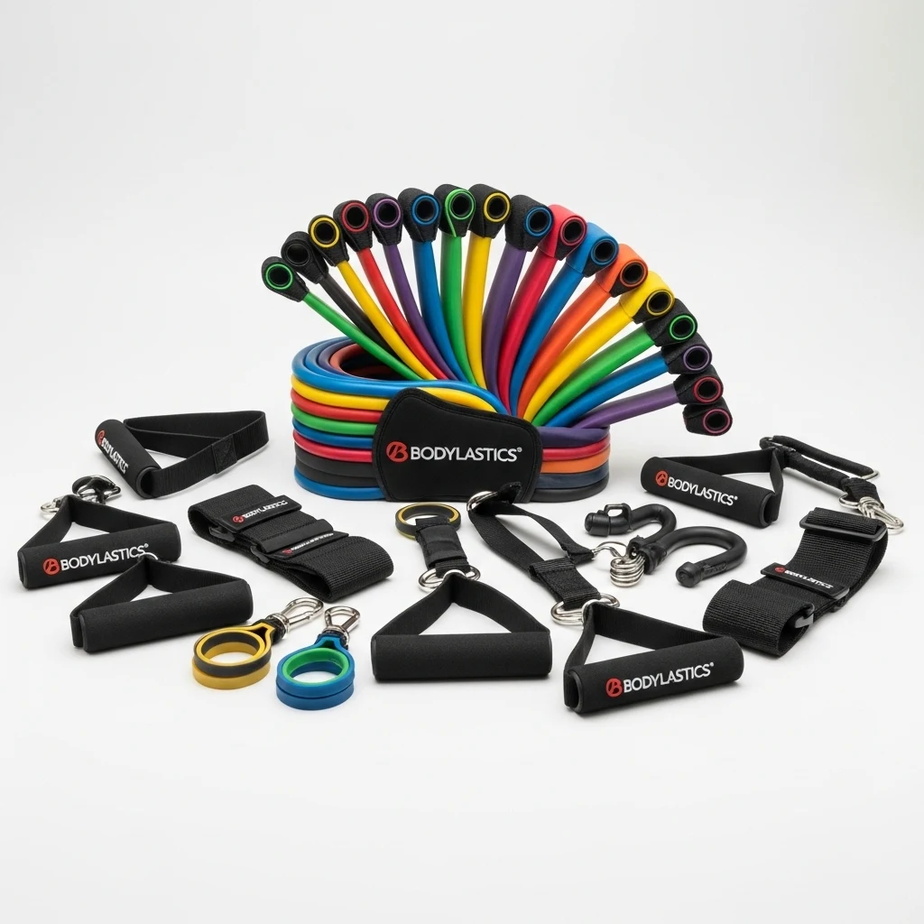 Bodylastics stackable resistance band set