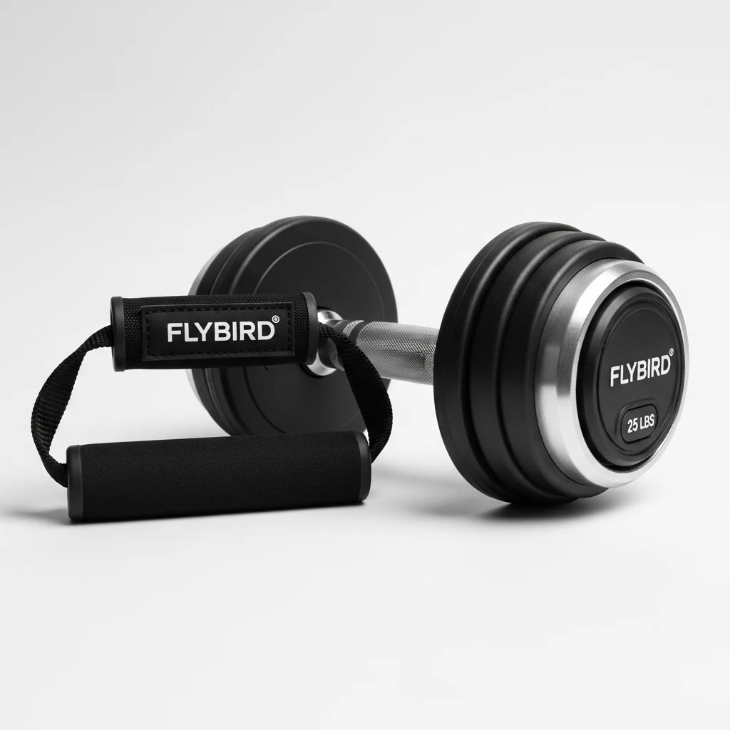 Flybird adjustable dumbbell set image 2