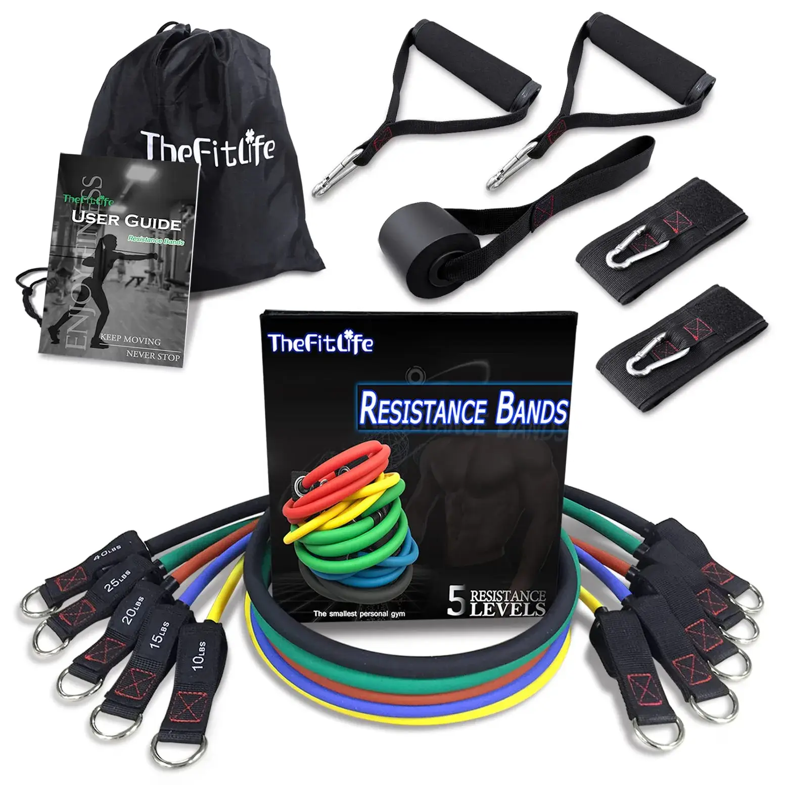 Life Fitness resistance band set