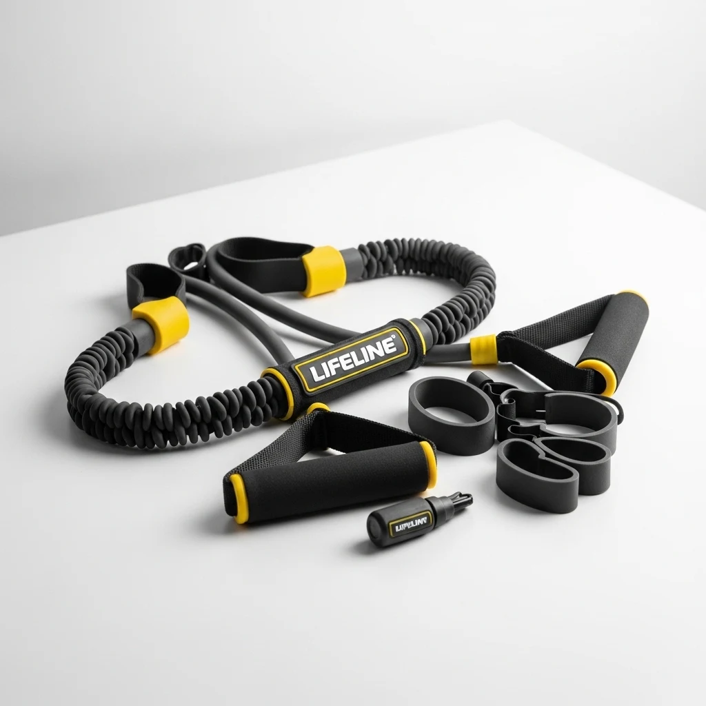 Lifeline portable gym resistance trainer