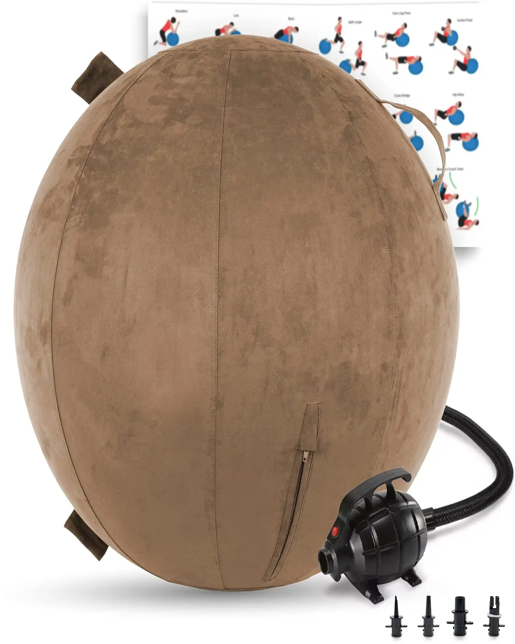 Live Pro stability ball pump set