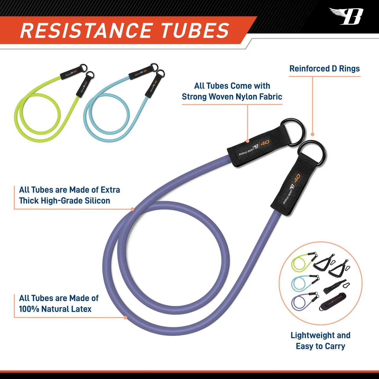 Marcy resistance tube band set image 2